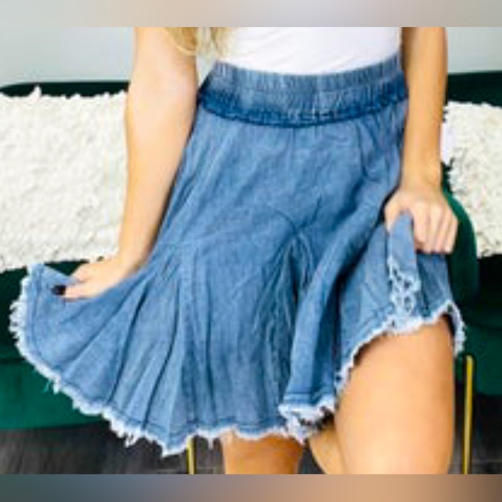 Denim Blue Skirt